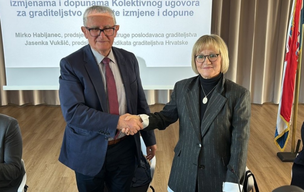 IX. Izmjene i dopune Kolektivnog ugovora za graditeljstvo