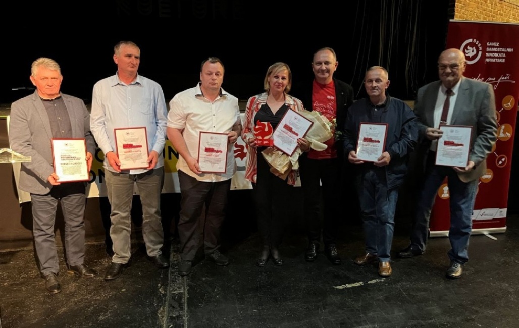 Dodijeljena nagrada Srce sindikalne solidarnosti za 2022.