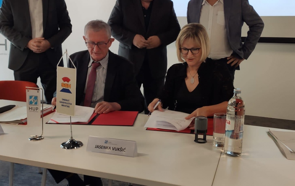 Ugovorene više plaće u Kolektivnom ugovoru za graditeljstvo