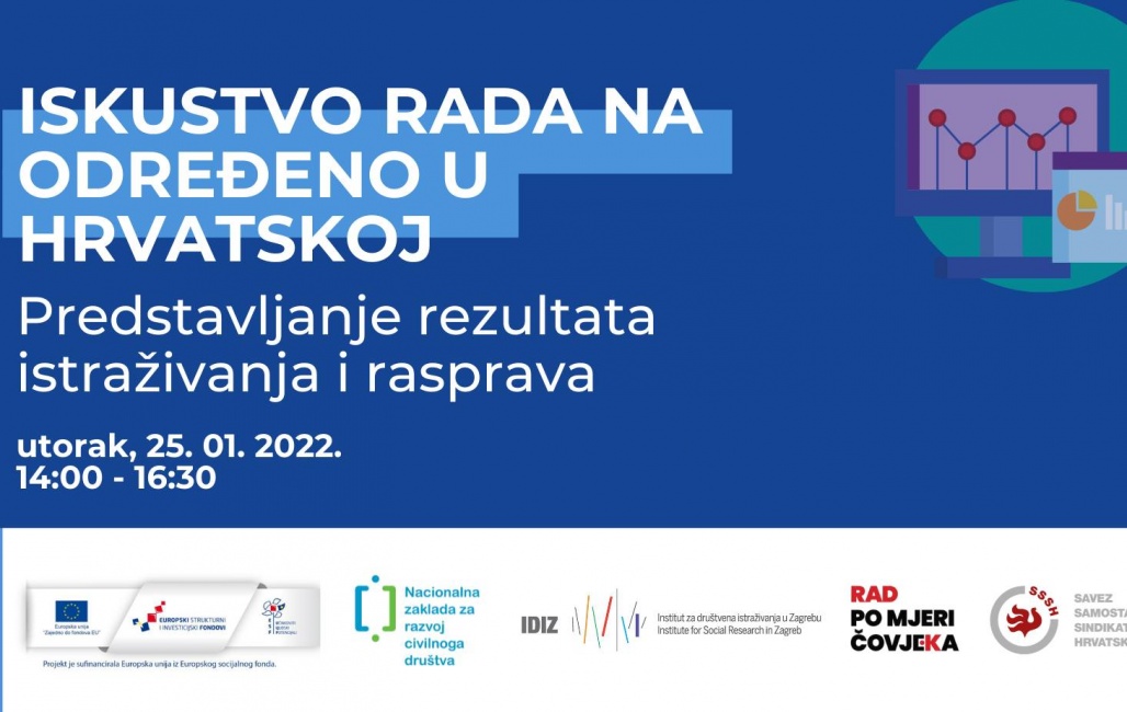 NAJAVA: Iskustvo rada na određeno u Hrvatskoj - predstavljanje istraživanja i rasprava