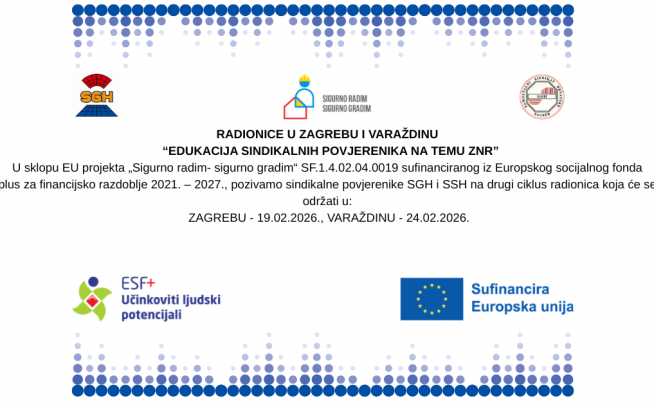 ZNR u graditeljstvu - radionice