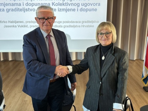 IX. Izmjene i dopune Kolektivnog ugovora za graditeljstvo